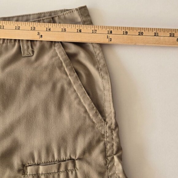Roadblock Men's Khaki Cargo Multi-Pocket Shorts Size 32 - Picture 13 of 15